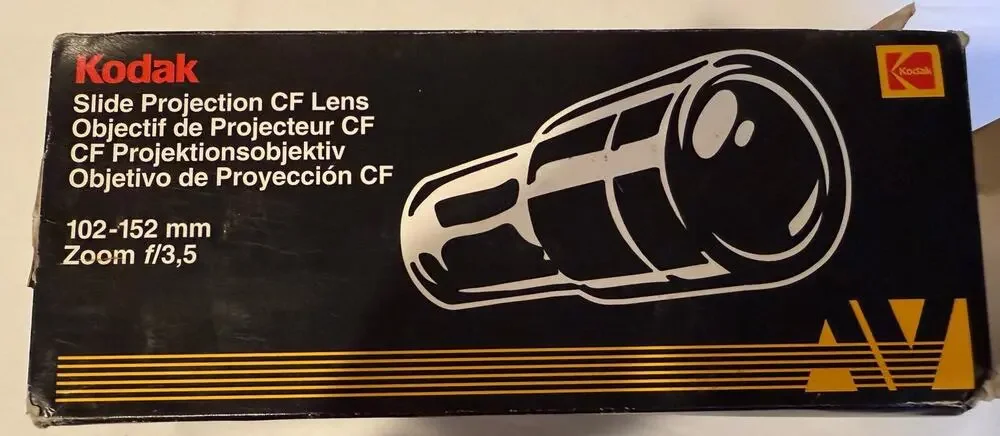Kodak Slide Projection CF Lens 102 - 152mm Zoom f/3,5